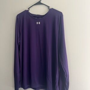 Under Armour Men's Purple Long Sleeve Shirt